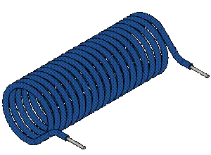 File:Solenoid, air core, insulated, 20 turns, rotated.svg