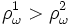 \rho_{\omega}^{1}>\rho_{\omega}^{2}
